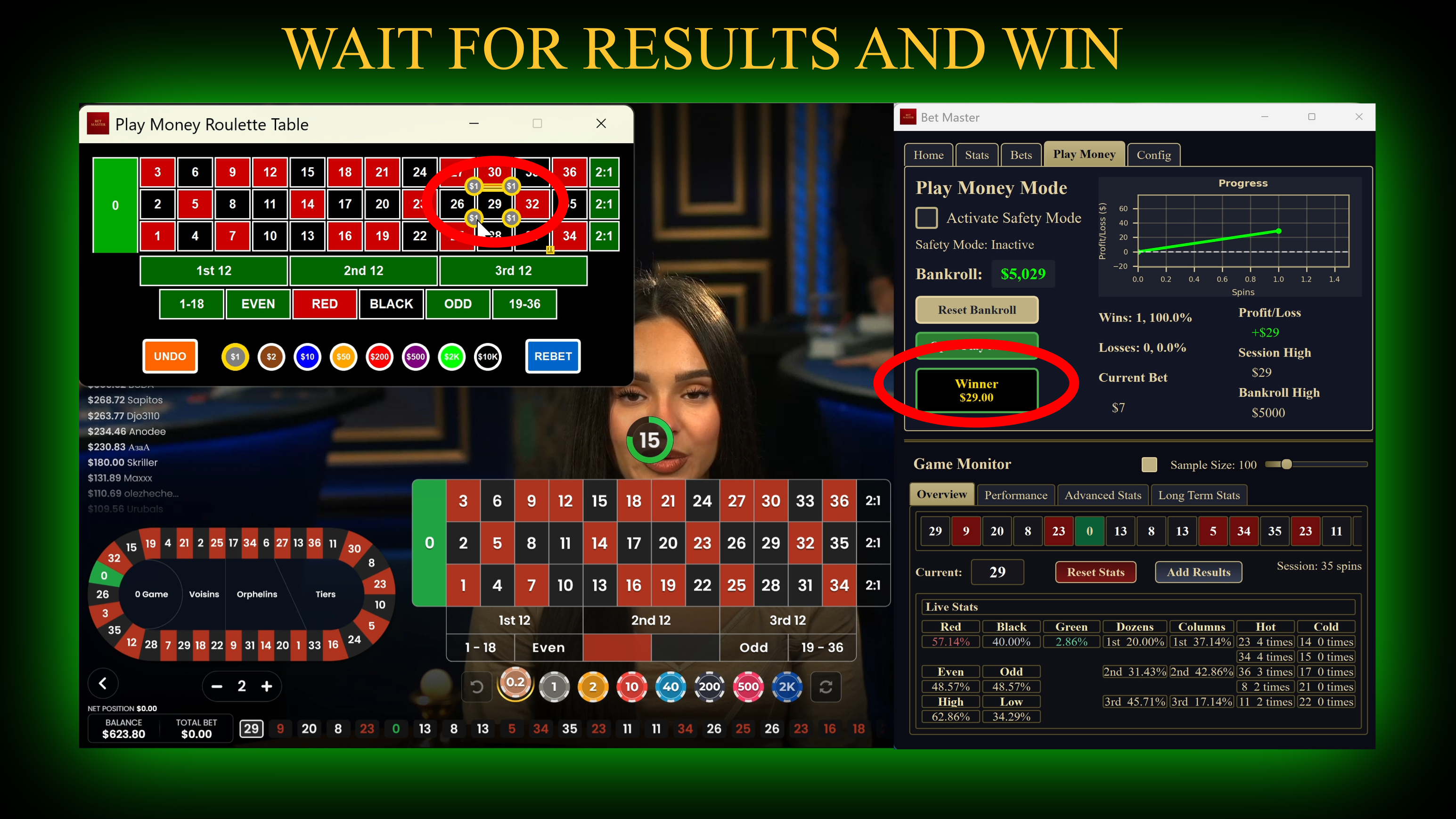 Wait for Results and Win